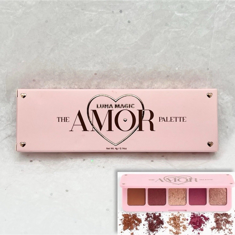 Luna Magic The Amor Palette Eyeshadow Palette 3 Matte‎ 2 Shimmer